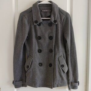 Ashley By 26 International Gray Button Up Coat Women's Size M